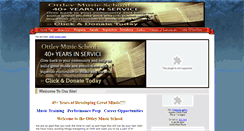 Desktop Screenshot of ottleymusic.org